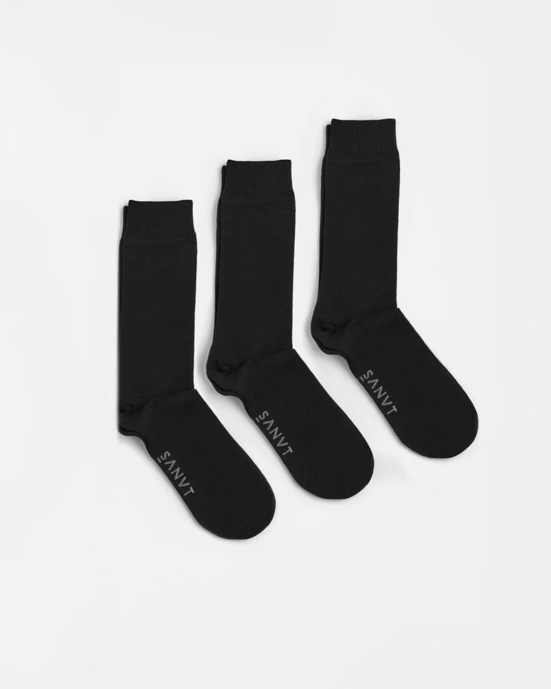 The Crew Socks (3 Pack) - Black