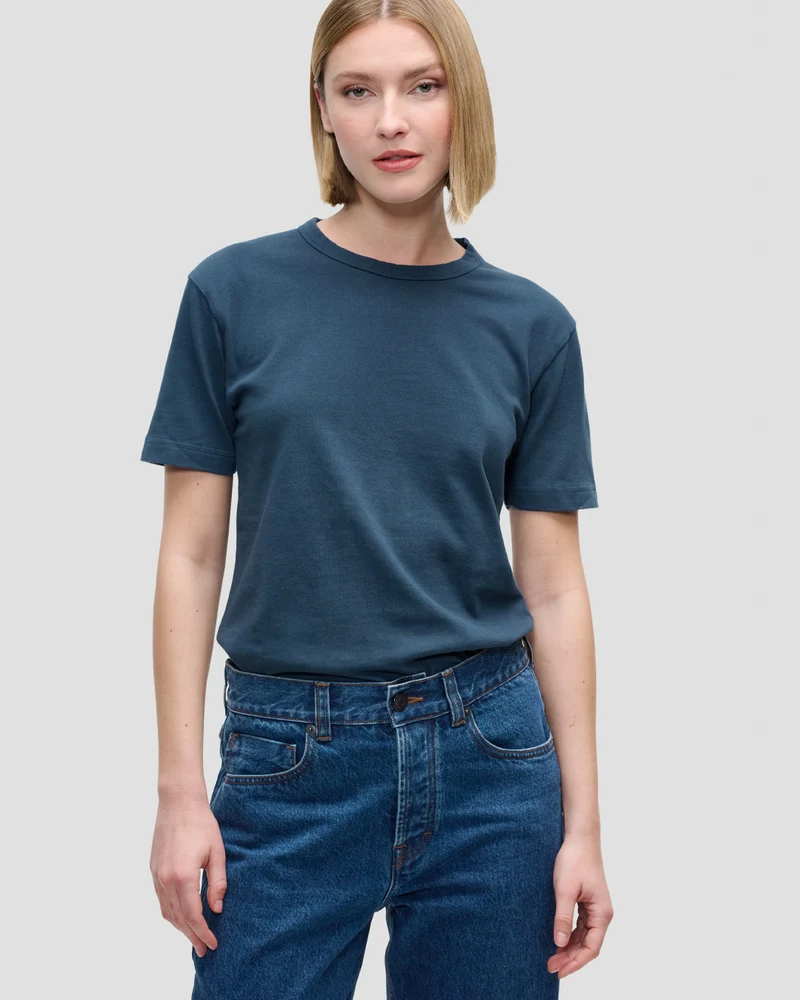 The Heavyweight Unisex T-Shirt - Petrol Blue