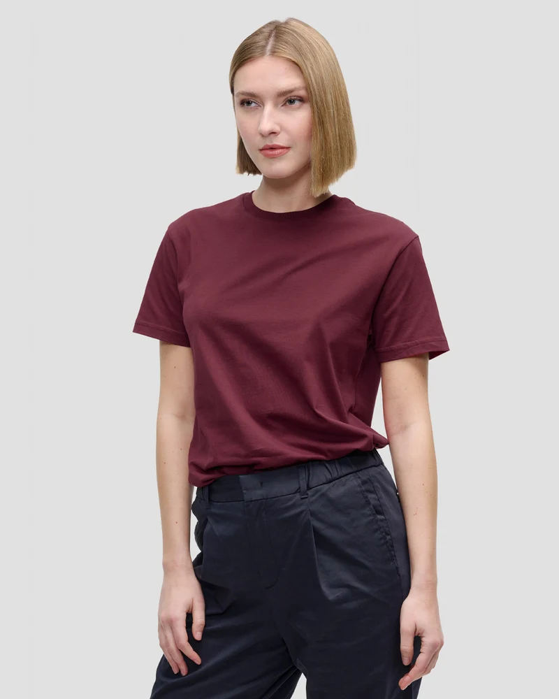 The Unisex T-Shirt - Burgundy Red