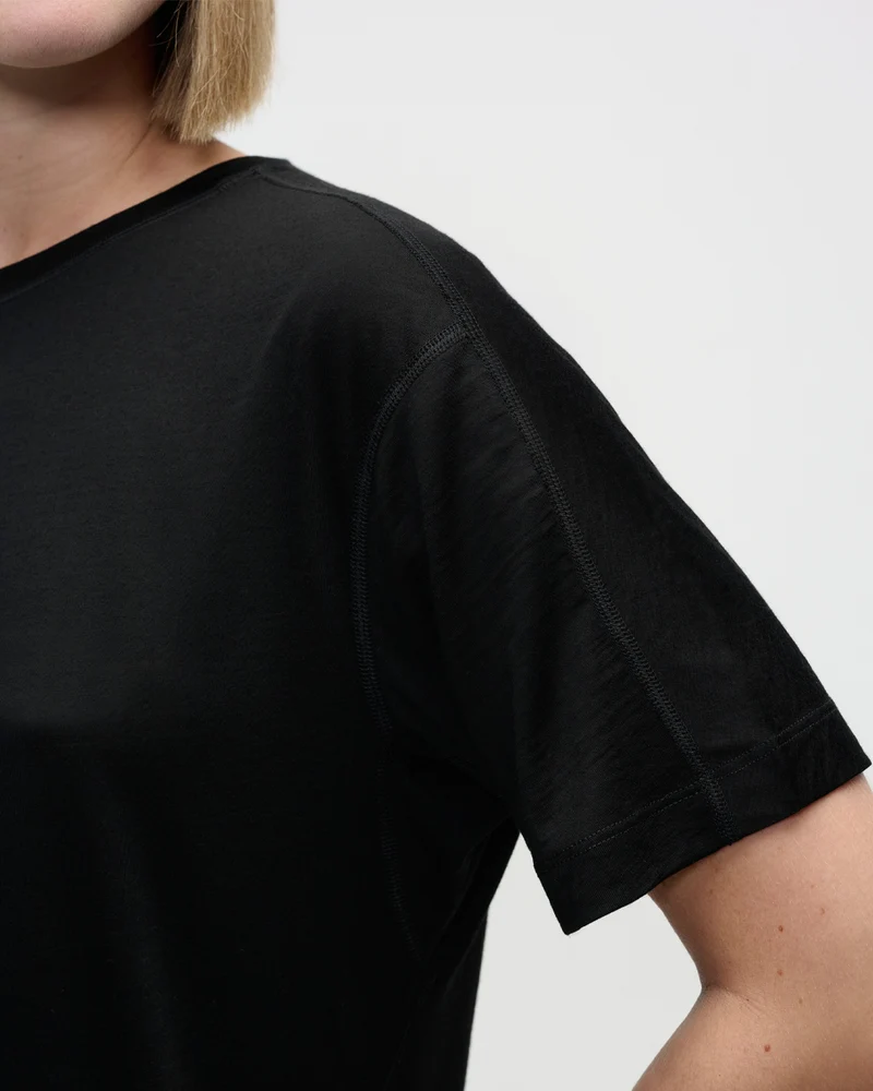 The Unisex Merino Performance T-Shirt - Black