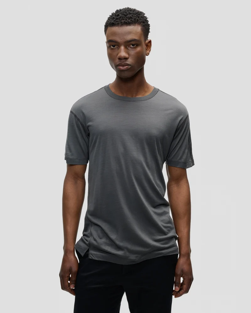 The Merino Performance T-Shirt - Asphalt Grey
