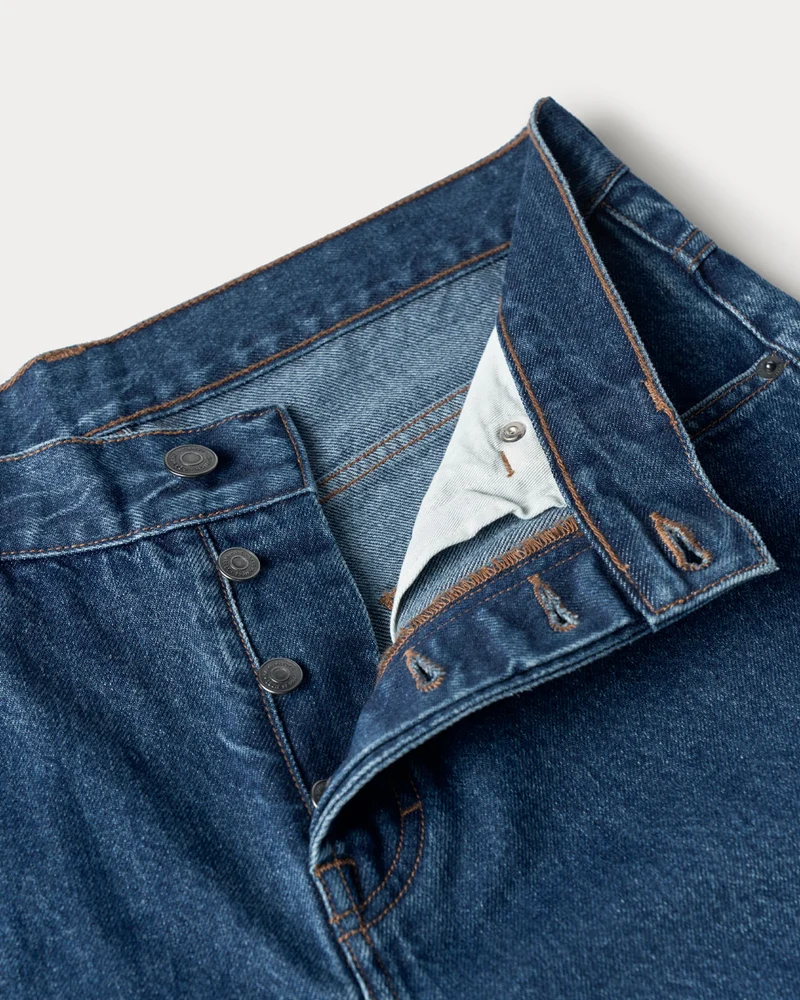 The Regular Fit Jeans - Washed Blue