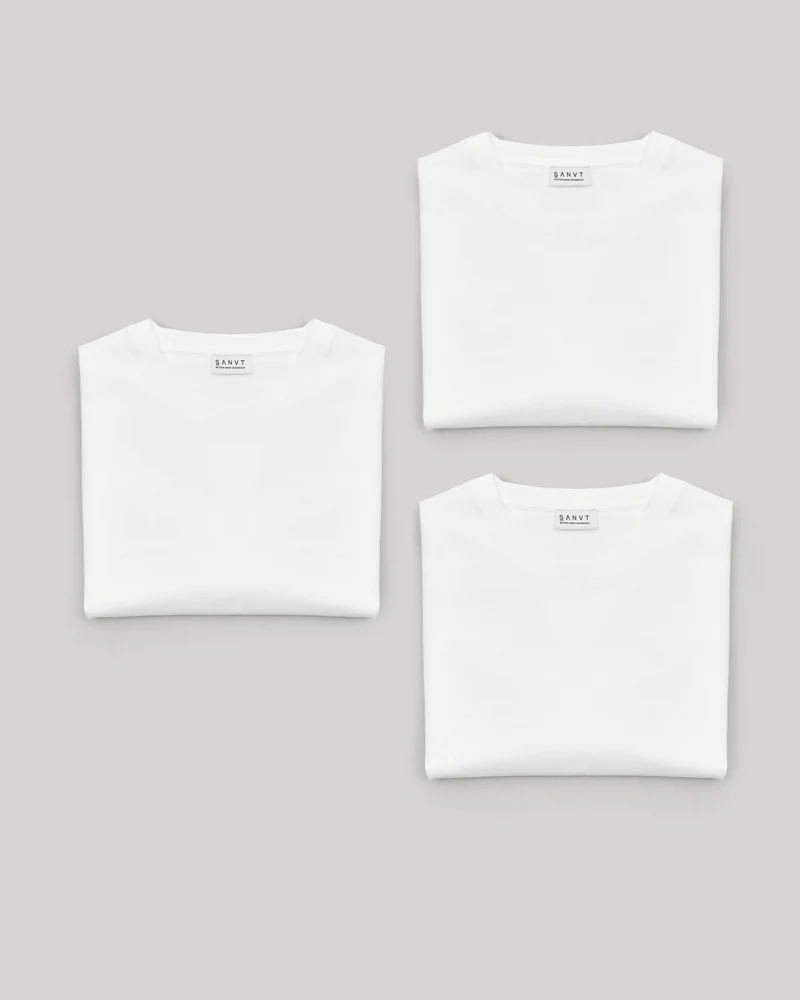 The Perfect T-Shirt - White (3 Pack)