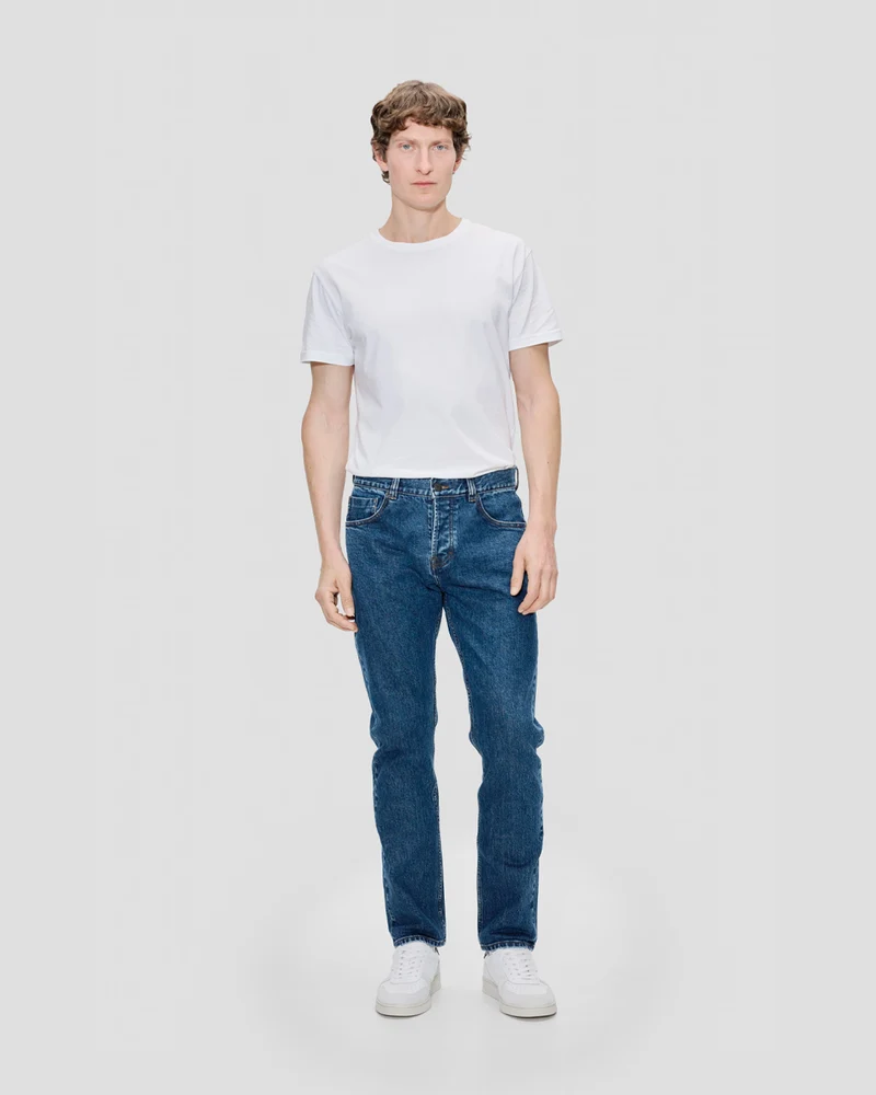 The Regular Fit Jeans - Washed Blue