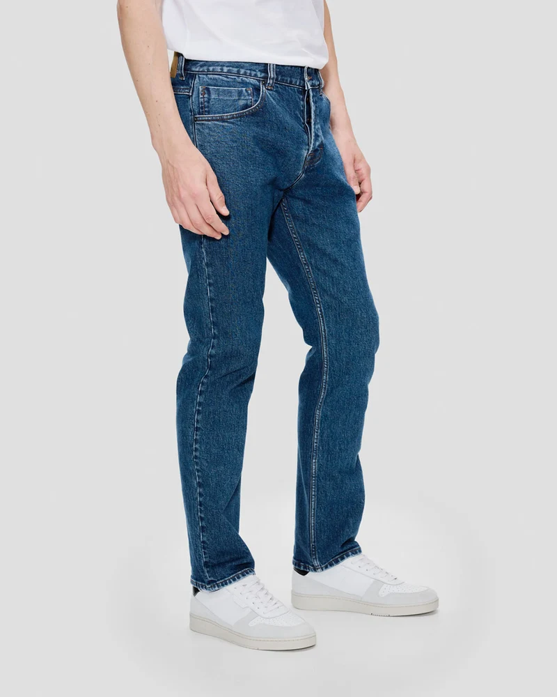 The Regular Fit Jeans - Washed Blue