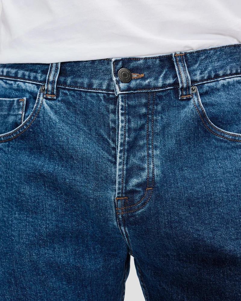 The Regular Fit Jeans - Washed Blue
