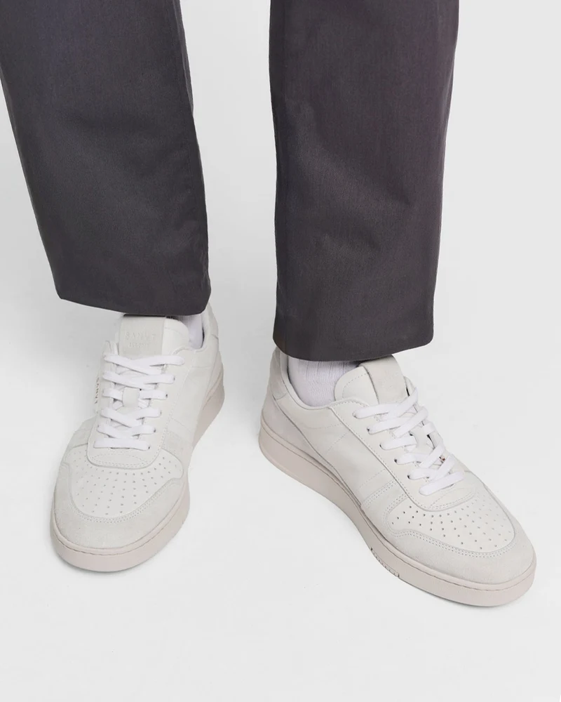 The Court Sneaker - White Nubuck