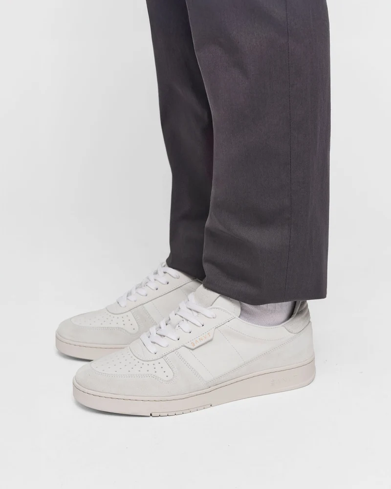The Court Sneaker - White Nubuck