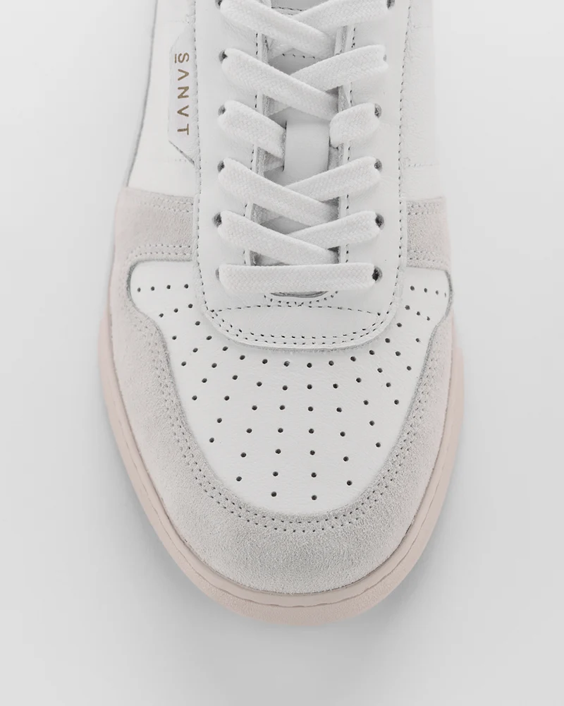 The Court Sneaker - White Nubuck