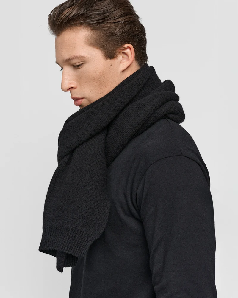 The Merino Scarf - Black
