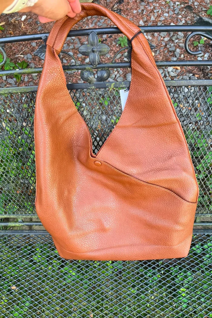 TrendVille Beuteltasche hellbraun
