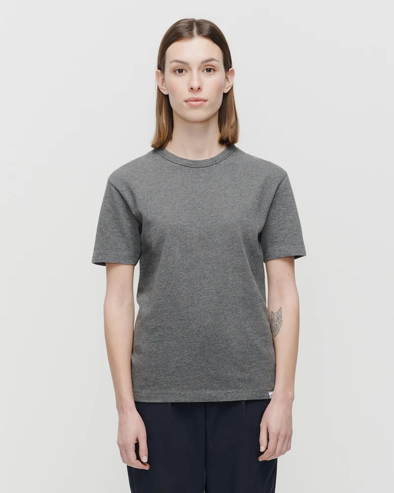 The Heavyweight Unisex T-Shirt - Dark Grey Melange