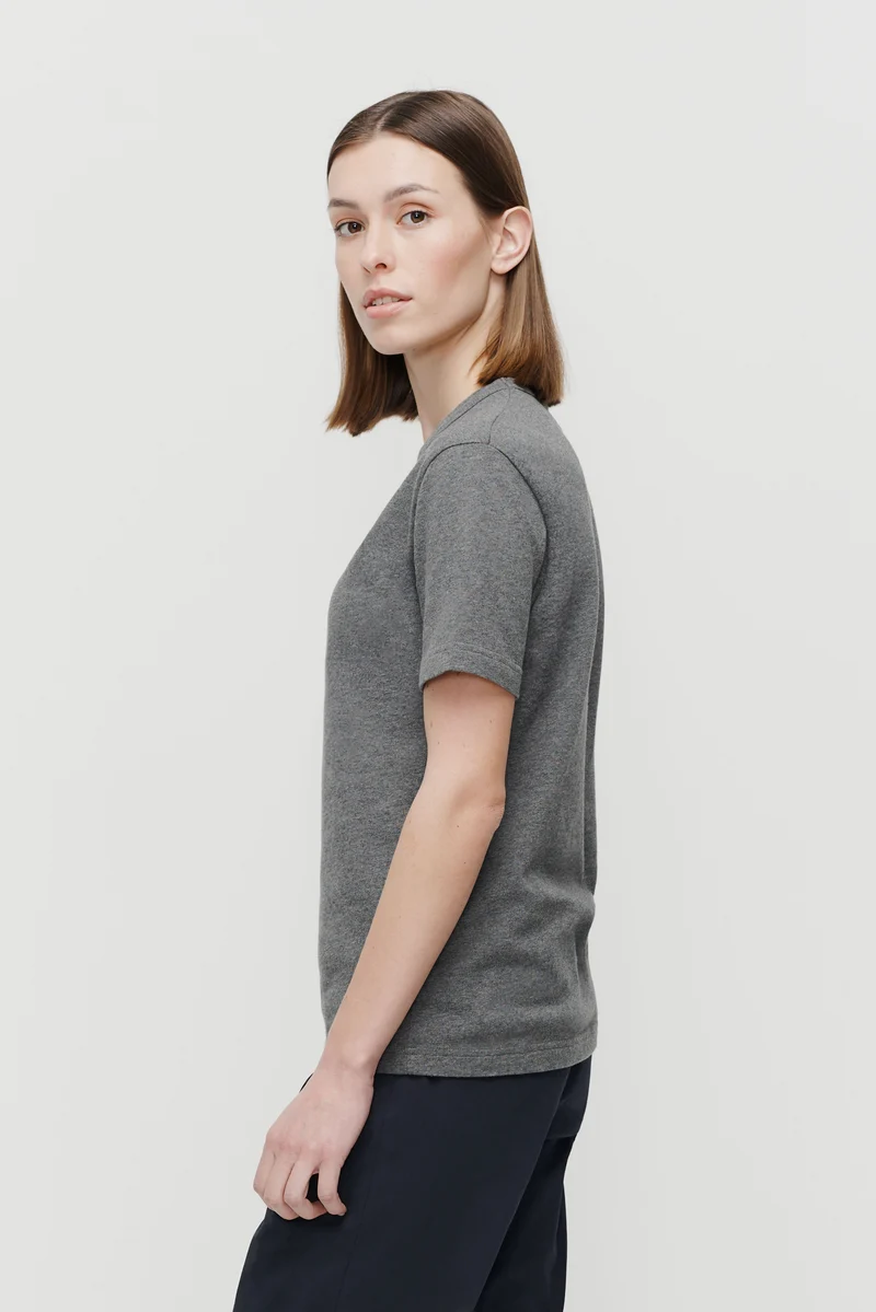 The Heavyweight Unisex T-Shirt - Dark Grey Melange