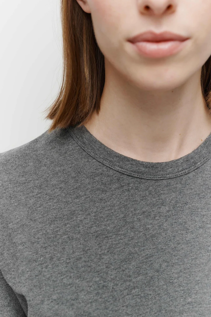 The Heavyweight Unisex T-Shirt - Dark Grey Melange