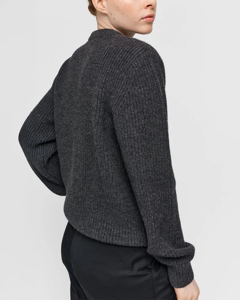 The Unisex Heavy Merino Sweater - Grey