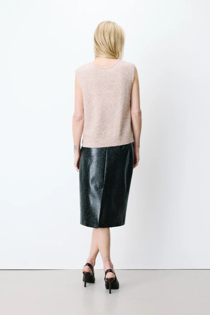 Grace & Mila Strickweste Nars beige