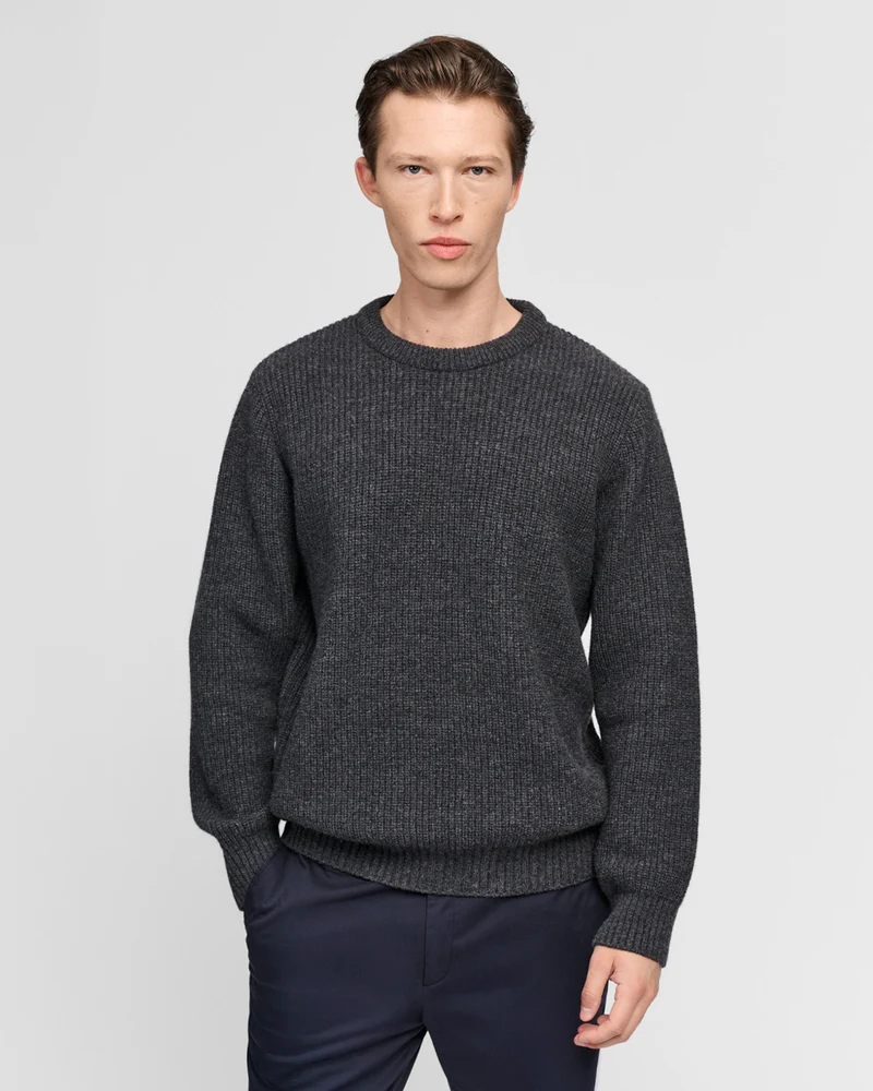 The Heavy Merino Sweater - Grey