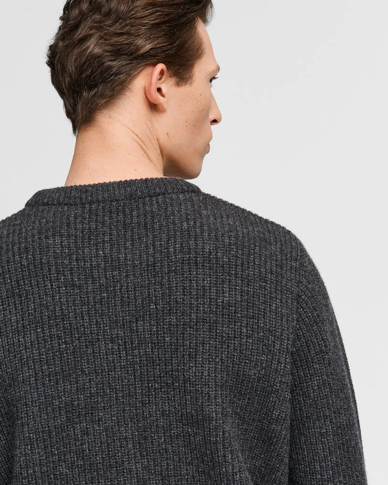 The Heavy Merino Sweater - Grey