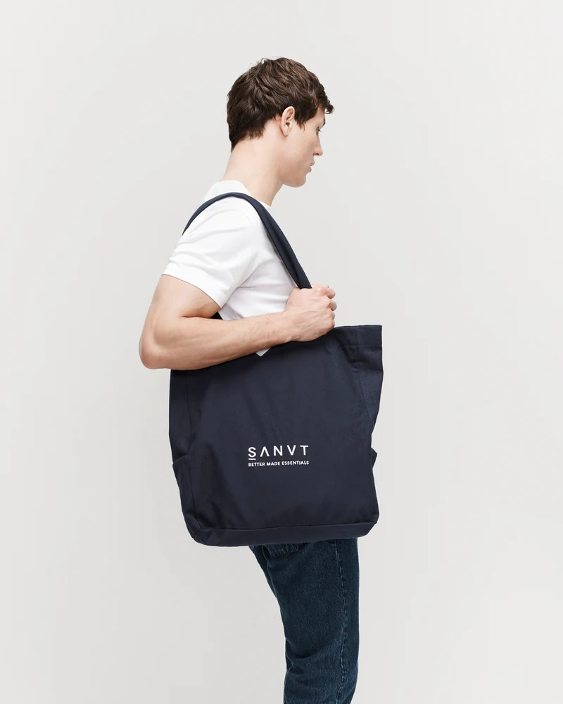 The Canvas Tote Bag - Navy