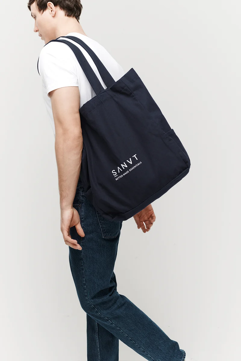 The Canvas Tote Bag - Navy
