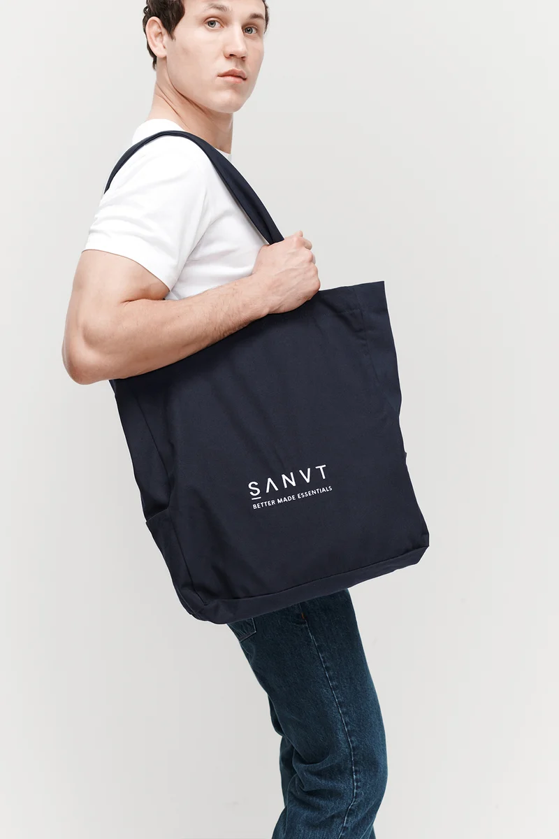 The Canvas Tote Bag - Navy