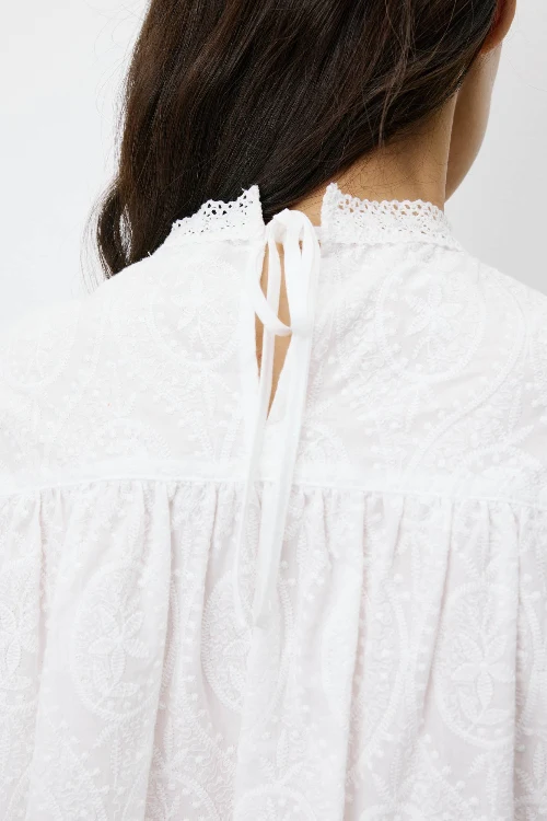 Grace & Mila Spitzenbluse Abigail ivoire/elfenbein