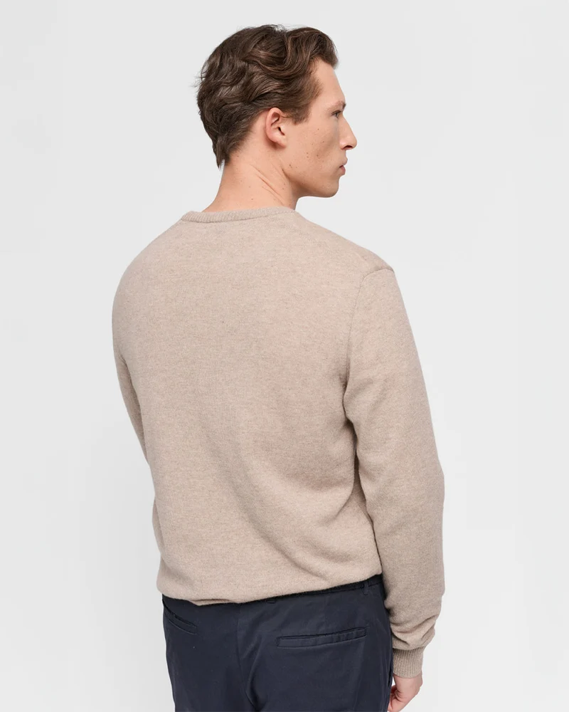 The Merino Sweater - Dark Beige