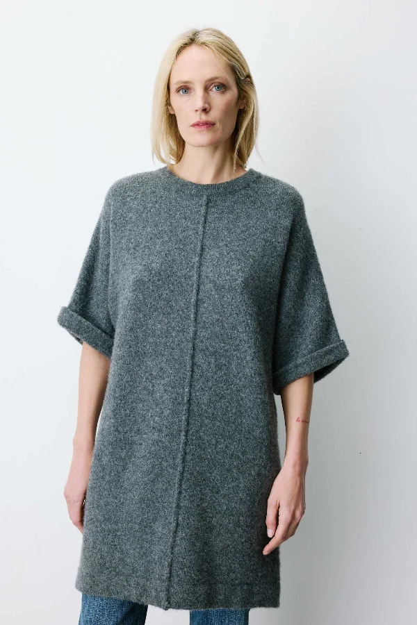 Grace & Mila Strickkleid Alinae anthrazit