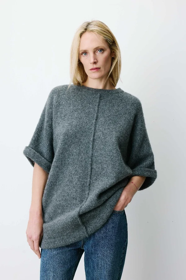 Grace & Mila Strickkleid Alinae anthrazit