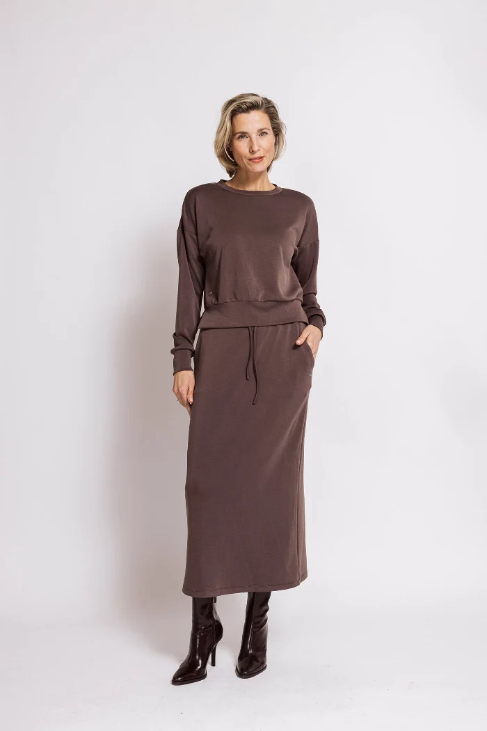 Zhrill Sweatshirt Lilivati braun