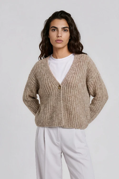 Milano Strickjacke/Cardigan sand