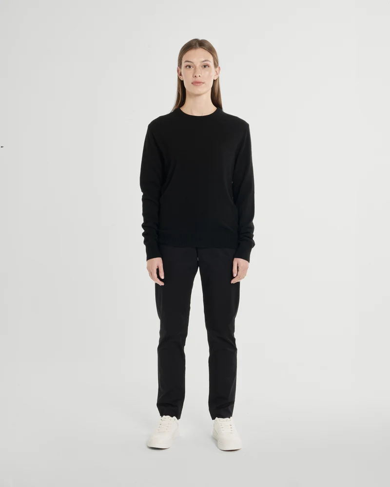 The Unisex Merino Sweater - Black