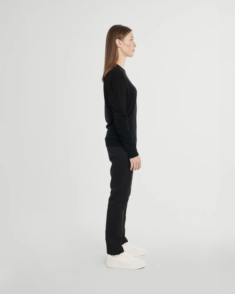 The Unisex Merino Sweater - Black
