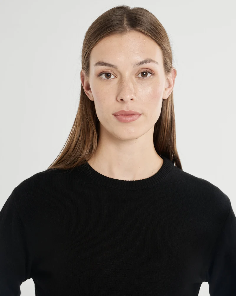 The Unisex Merino Sweater - Black