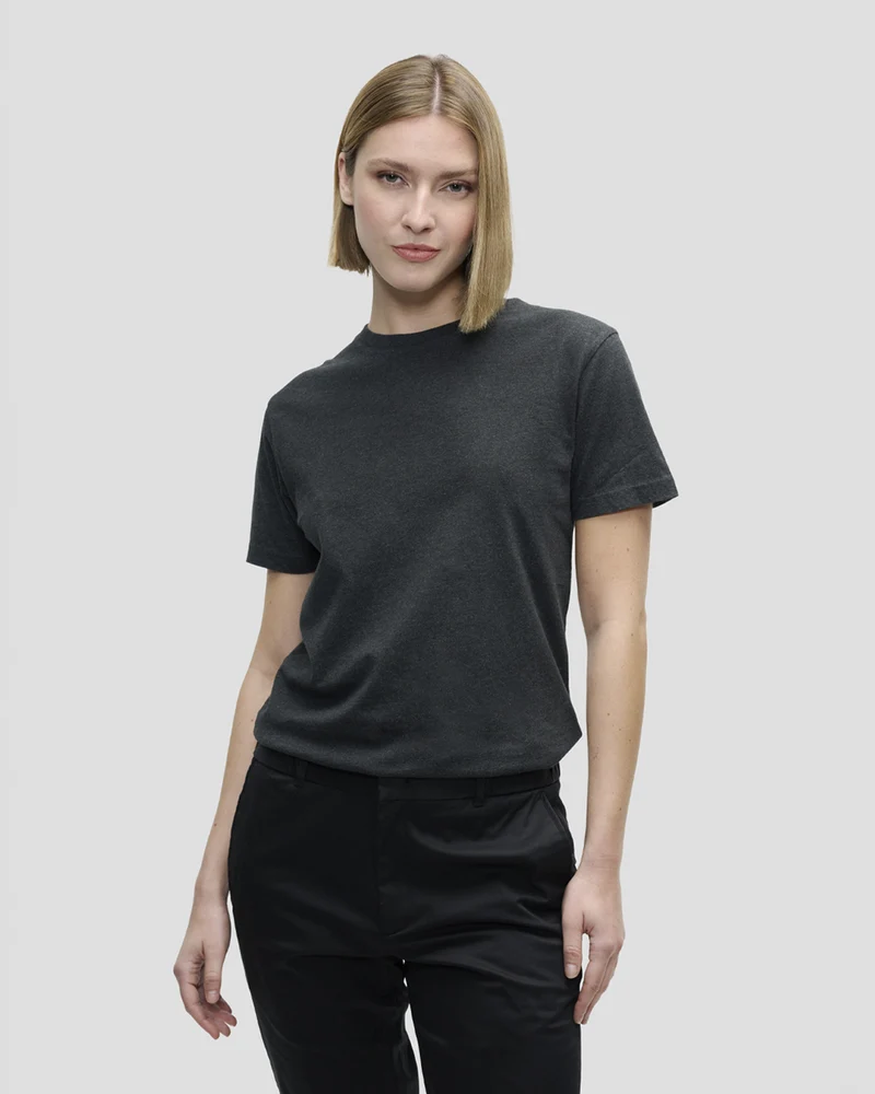 The Unisex T-Shirt - Dark Grey Melange