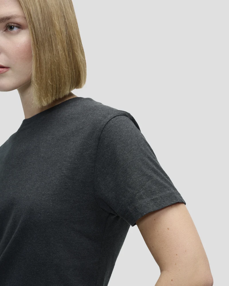 The Unisex T-Shirt - Dark Grey Melange