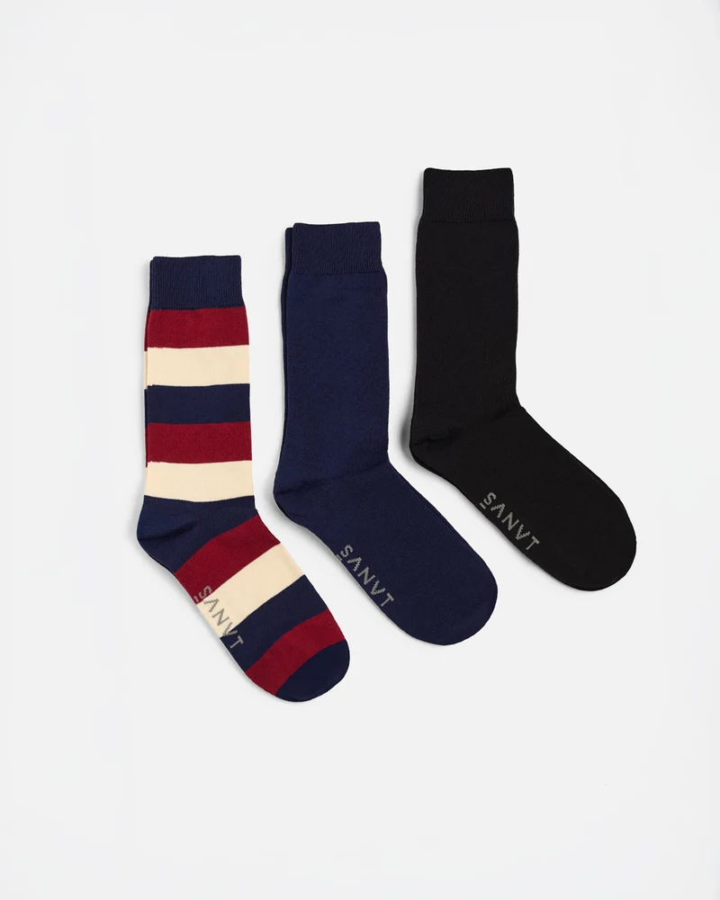 The Crew Socks (3 Pack) - Mix