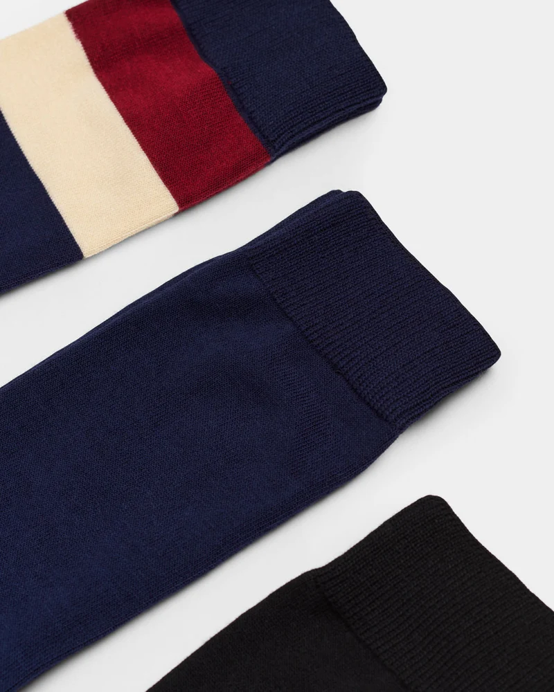 The Crew Socks (3 Pack) - Mix