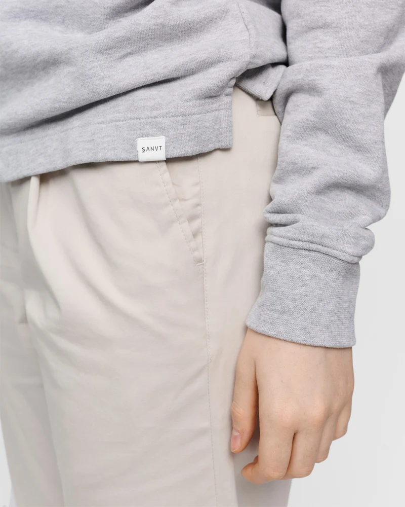 The Unisex Half Zip Sweater - Grey Melange