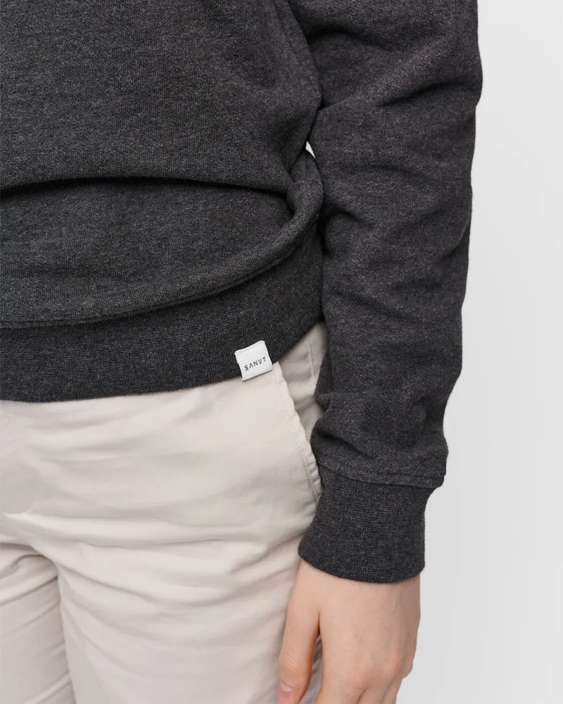 The Unisex Sweatshirt - Dark Grey Melange