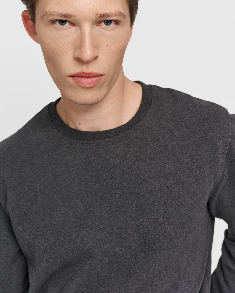 The Perfect Sweatshirt - Dark Grey Melange