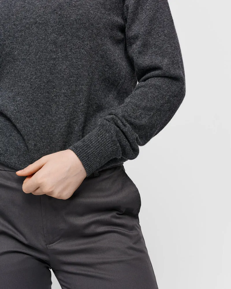 The Unisex Merino Roll Neck - Grey