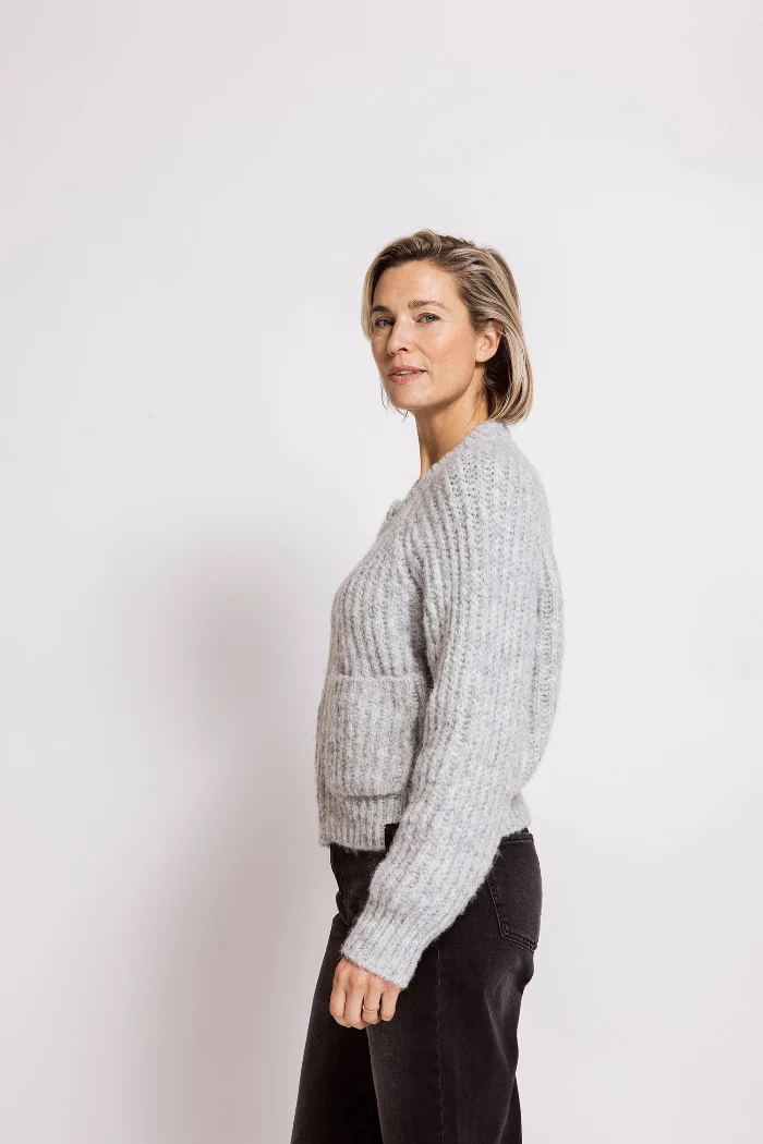 Zhrill Cardigan/Strickjacke Corinna grey/hellgrau