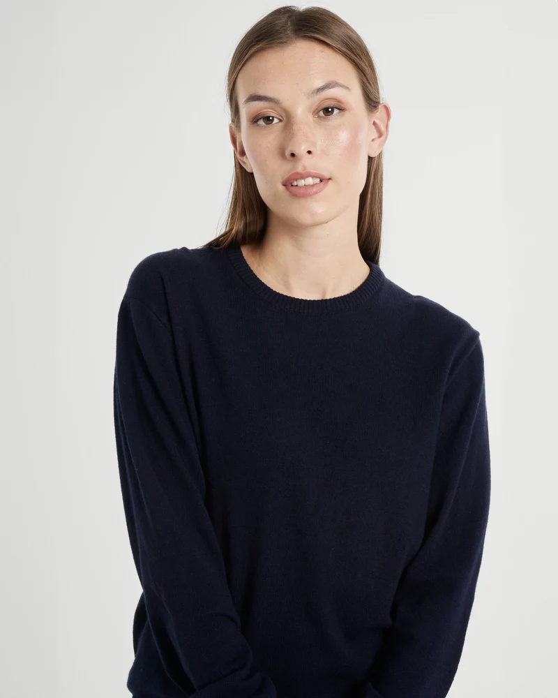 The Unisex Merino Sweater - Navy