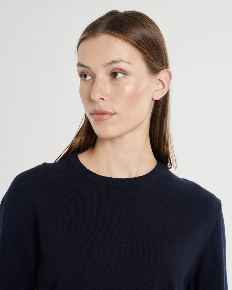 The Unisex Merino Sweater - Navy