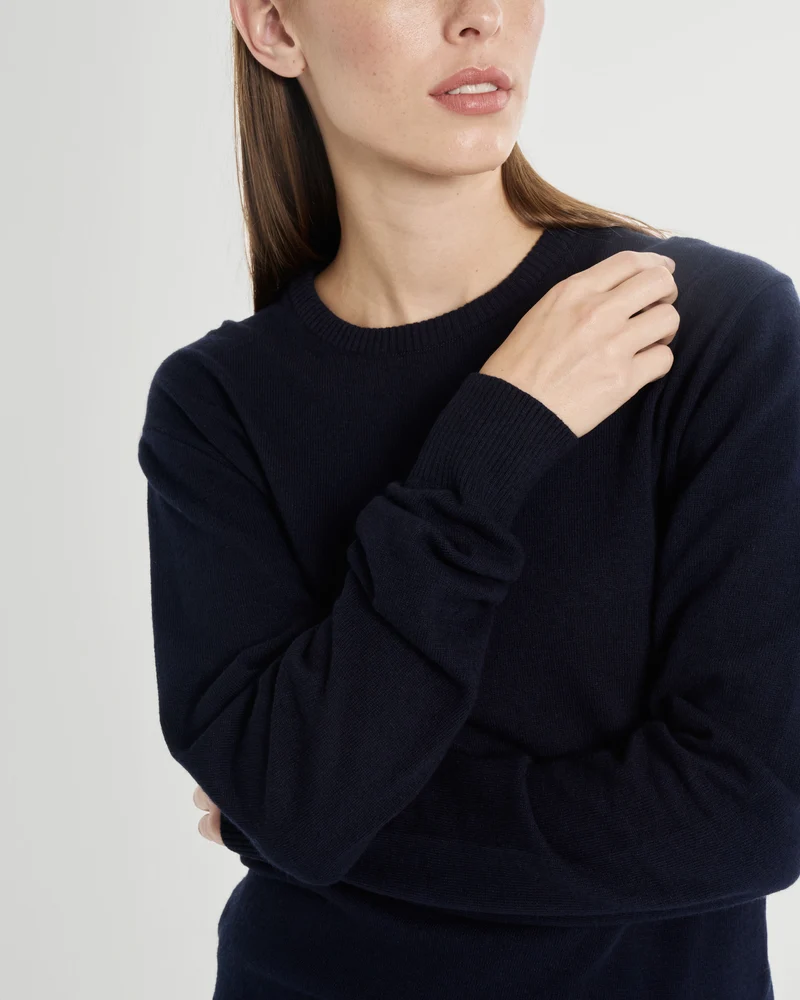 The Unisex Merino Sweater - Navy
