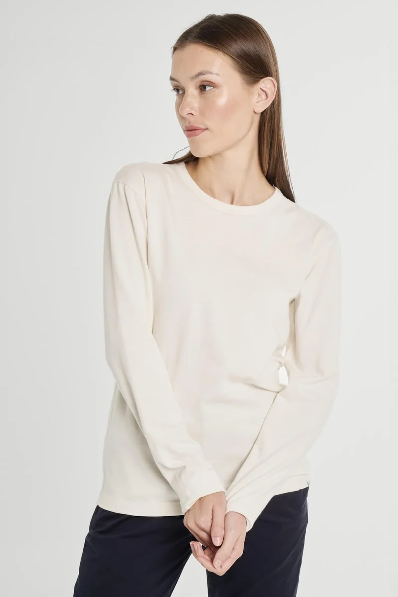The Unisex Longsleeve T-Shirt - Off-White