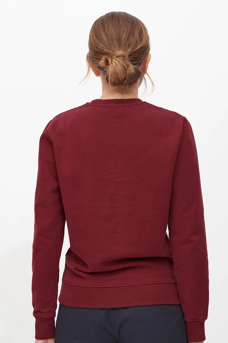The Unisex Sweatshirt - Dark Red