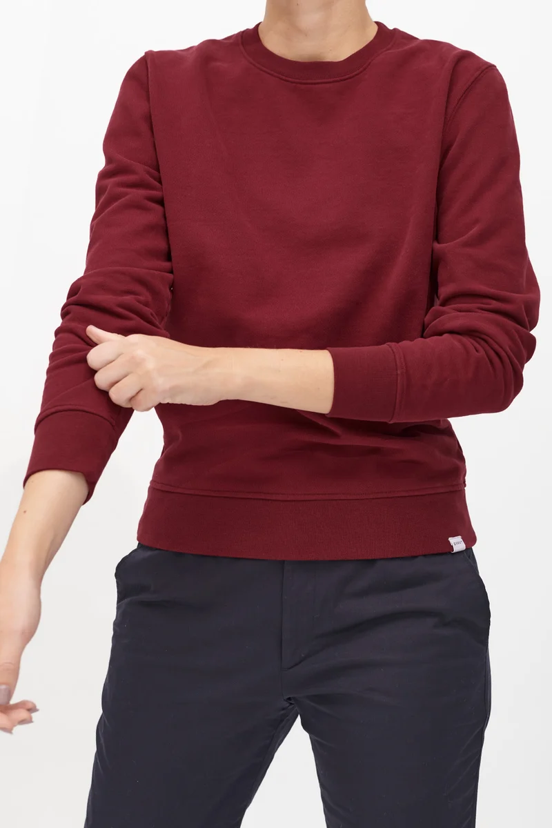 The Unisex Sweatshirt - Dark Red