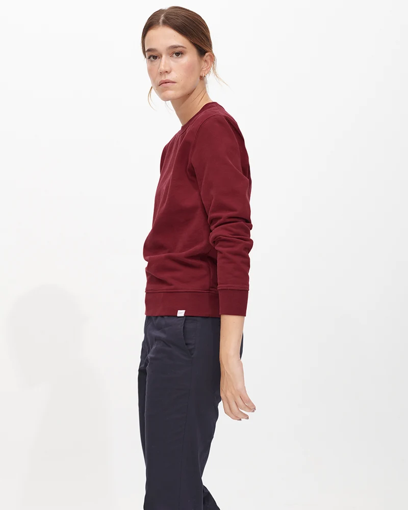 The Unisex Sweatshirt - Dark Red